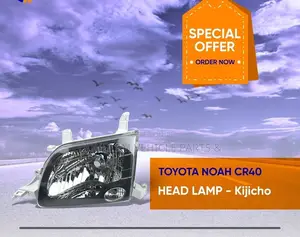 Headlamp Toyota Noah CR40 Kijicho/ Clear