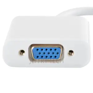 Thunderbolt Mini Display Port DP to VGA Cable Adapter for Ap