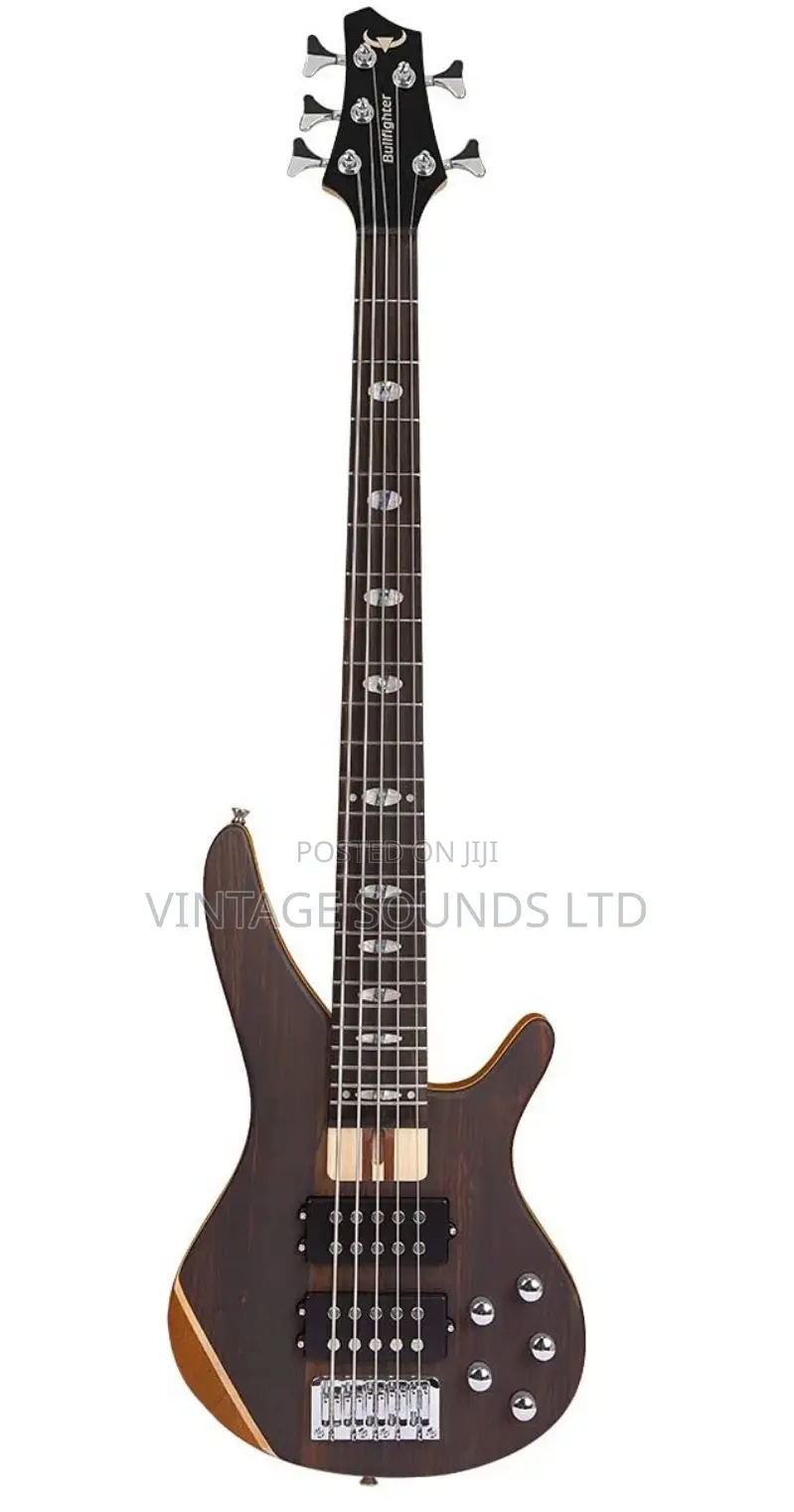 Ibanez 5 Strings Active Bass Guitar With Guitar Cable