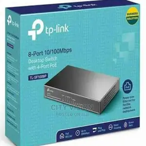 Tp-Link 8-Port 10/100mbps Desktop Switch Tl-Sf1008p