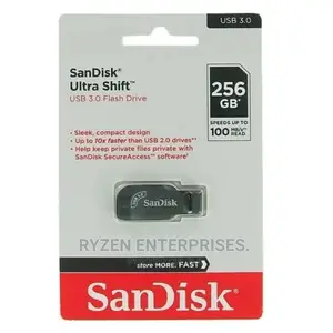 Sandisk Ultra Shift USB 3.0 Flash Drive 256GB