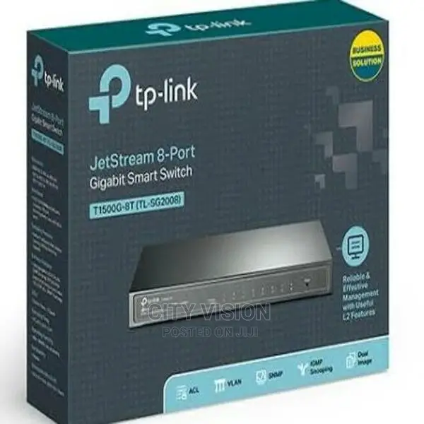 Tp-Link Jetstream 8-Port Gigabit Smart Switch - TL-SG2008P