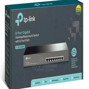 Tp-Link 8-Port 1000mbps Gigabit Desktop Switch Tl-Sg1008mp
