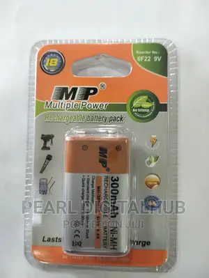 9v Multiple Power Rechargeable Battery