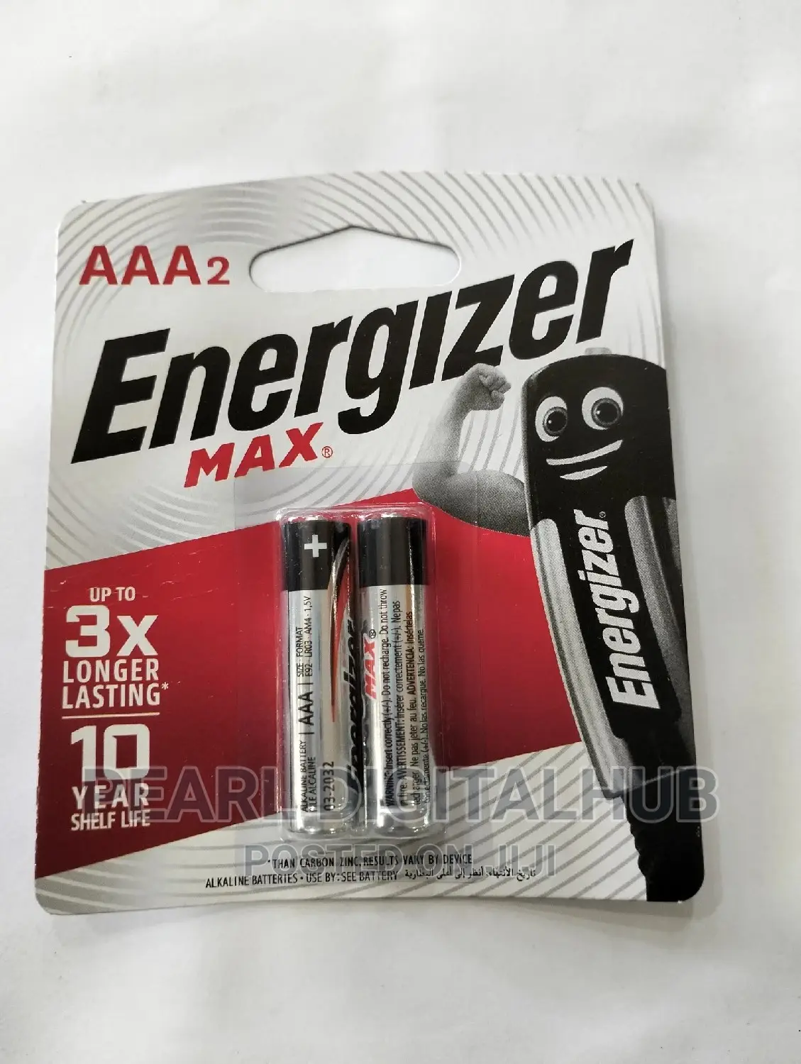 AAA Alkaline Energizer Max Battery