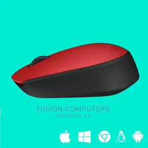 Logitech M171 Wireless Mouse Red