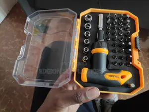Tolsen Ratchet Screwdriver Bits Sockets Set 41pcs CRV