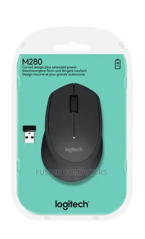 LOGITECH Wireless Mouse M280-Black 2.4ghz