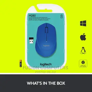 LOGITECH Wireless Mouse M280 Blue 2.4ghz