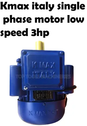 Kmax Italy Single Phase Motor Low Speed 3hp