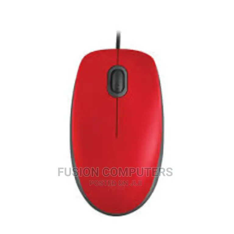 Logitech USB Silent Mouse M110 - Red