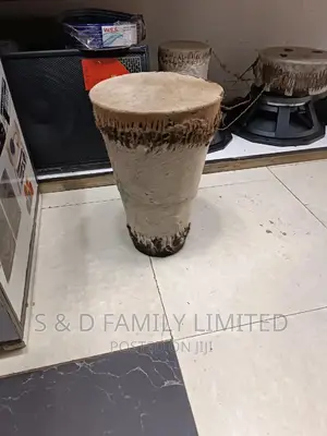 Vintage African Wooden Drum