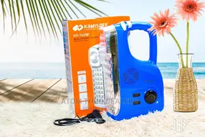 KM-7628F Rechargeable Lamp With Radio 