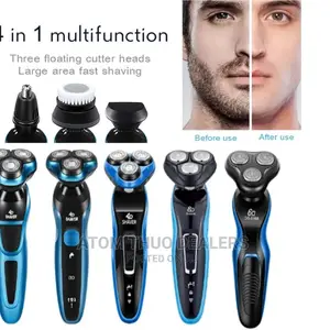 Multifunctional 4 in One Men Hair Trimmer Cordless Electric