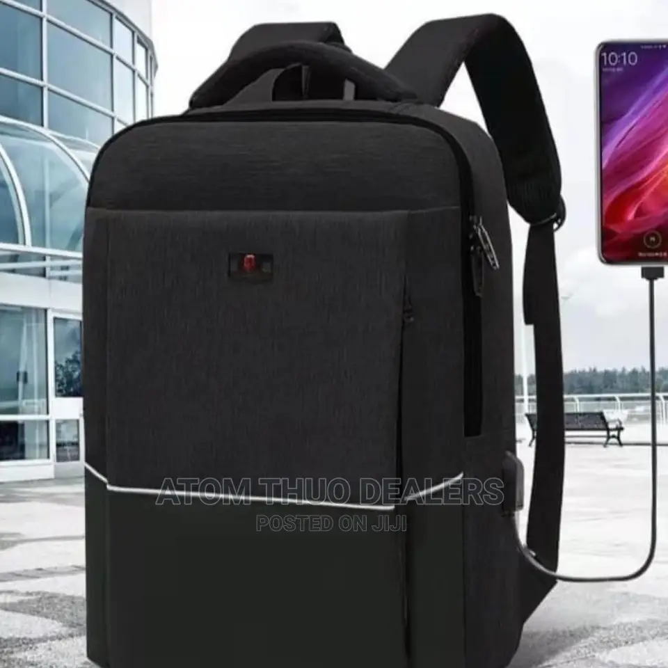 USB Bag With Charger Port, Backpack Laptop, Notebook