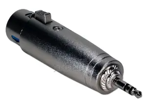 QVS XLR Female to 3.5mm Male Audio Adapter