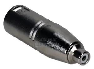 QVS XLR Male to RCA Female Audio Adapter