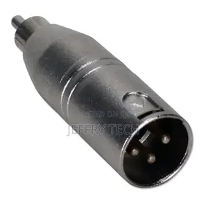 QVS XLR Male to RCA Male Audio Adapter
