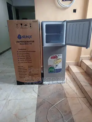 Nunix 138l Double Door Fridge Energy Efficient BCD-138
