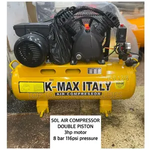 K-Max 50ltr Air Compressor 3hp Motor Double Piston