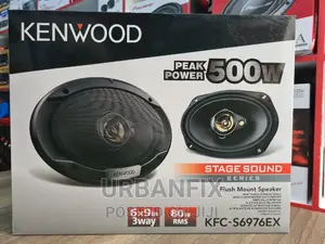 Original 500 Watts Kenwood Oval Midrange Speakers - A Pair