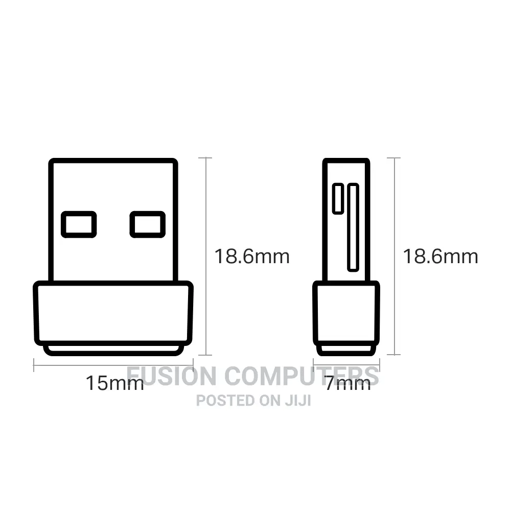 TP-LINK Adapter Archer T2u Ac600 Nano Wireless Dual