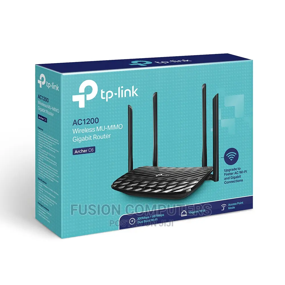 TP-LINK Wireless Router Ac1200 Archer C6 Mumimo