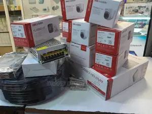 Hikvision 3 CCTV Set Camera CCTV Installation Kit