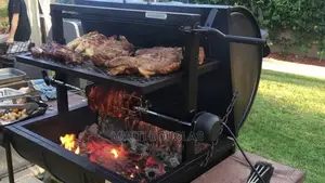 Grill Jiko With Working Area