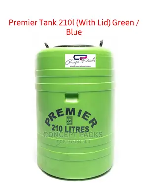 Premier Tank 210l (With Lid) Green
/Blue