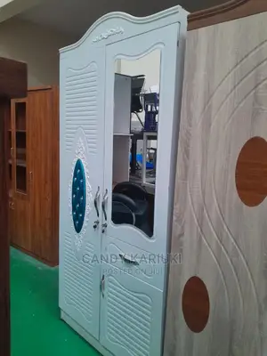 2 Door White Closet