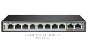 D-Link 8GE Poe+ 2GE Uplink 250m Poe Switch DGS-F1010P