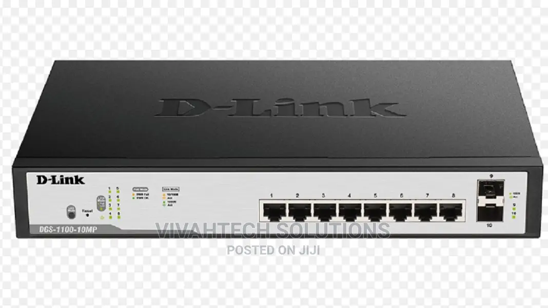 D-Link 8 Port Poe Gigabit Smart Managed Switch