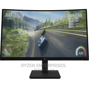 HP X27c 27" FHD Curved Gaming Monitor.