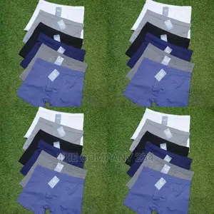 Vip Men's Assorted Plain Cotton 6 Pack Boxer Shorts
.