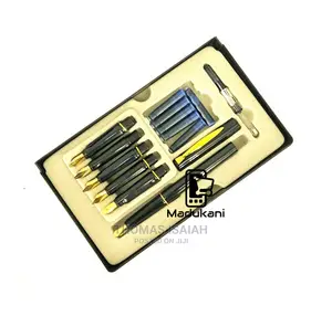 14PCS Calligraphy Fountain Pen Set With 6 Nibs, Cartridges A