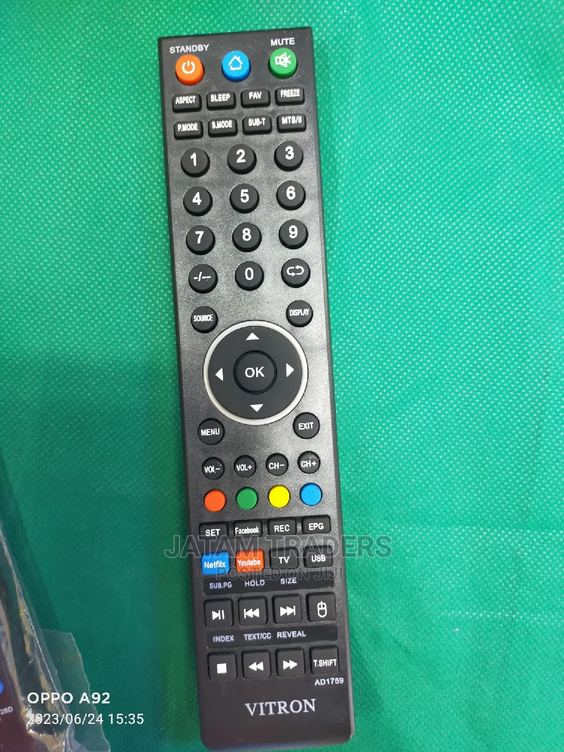 Vitron Smart 43" Remote Control