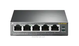 TP-LINK Desktop Switch 5-Port 10/100mbps With 4-Port Poe