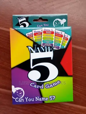 Name 5 Card Game