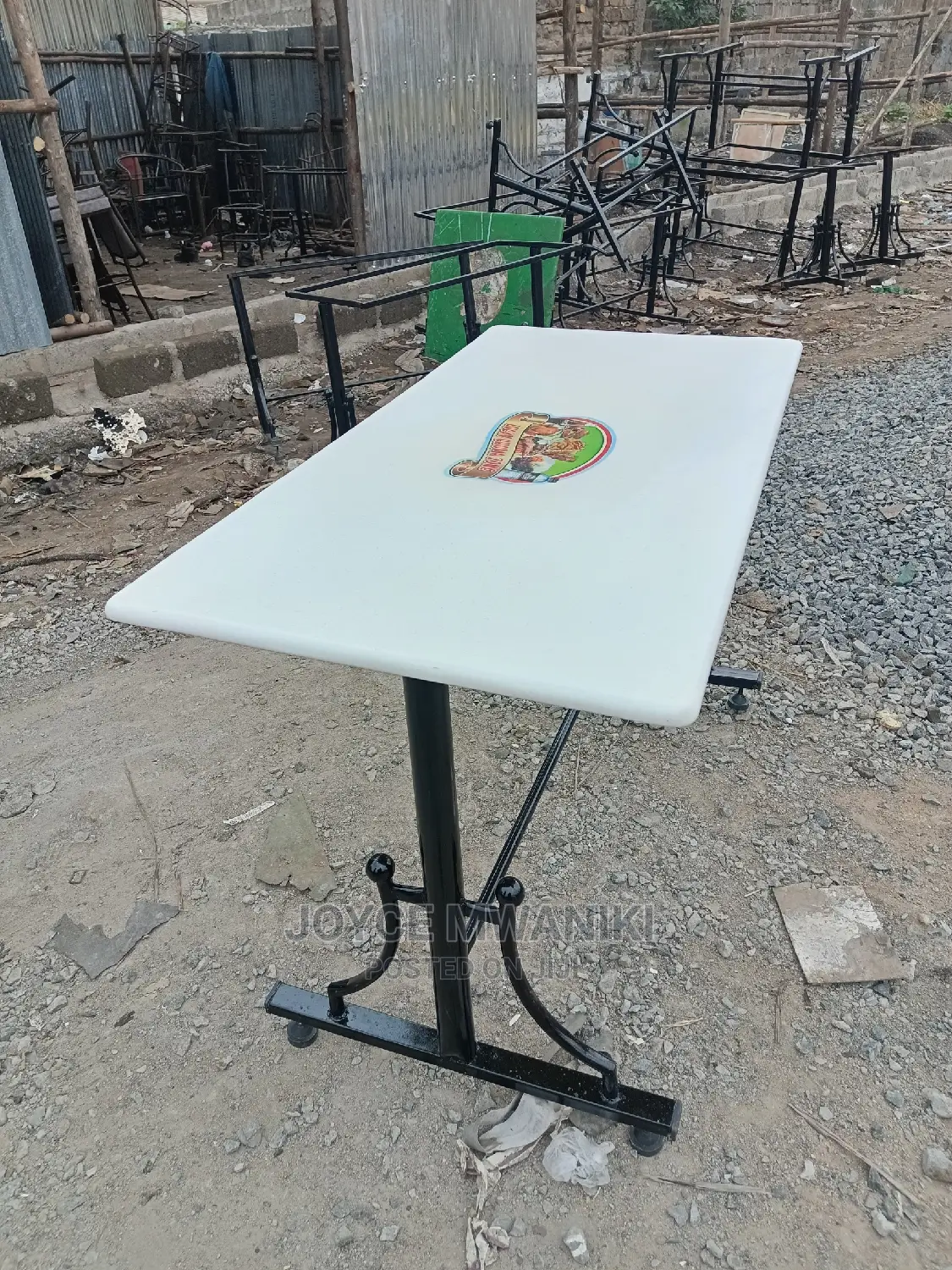 Restaurant Table With Logo Size 4ft by 2 Ft
