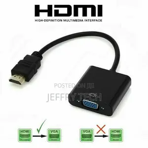 HDMI Male To VGA Female Adapter Converter Cable For Video HD