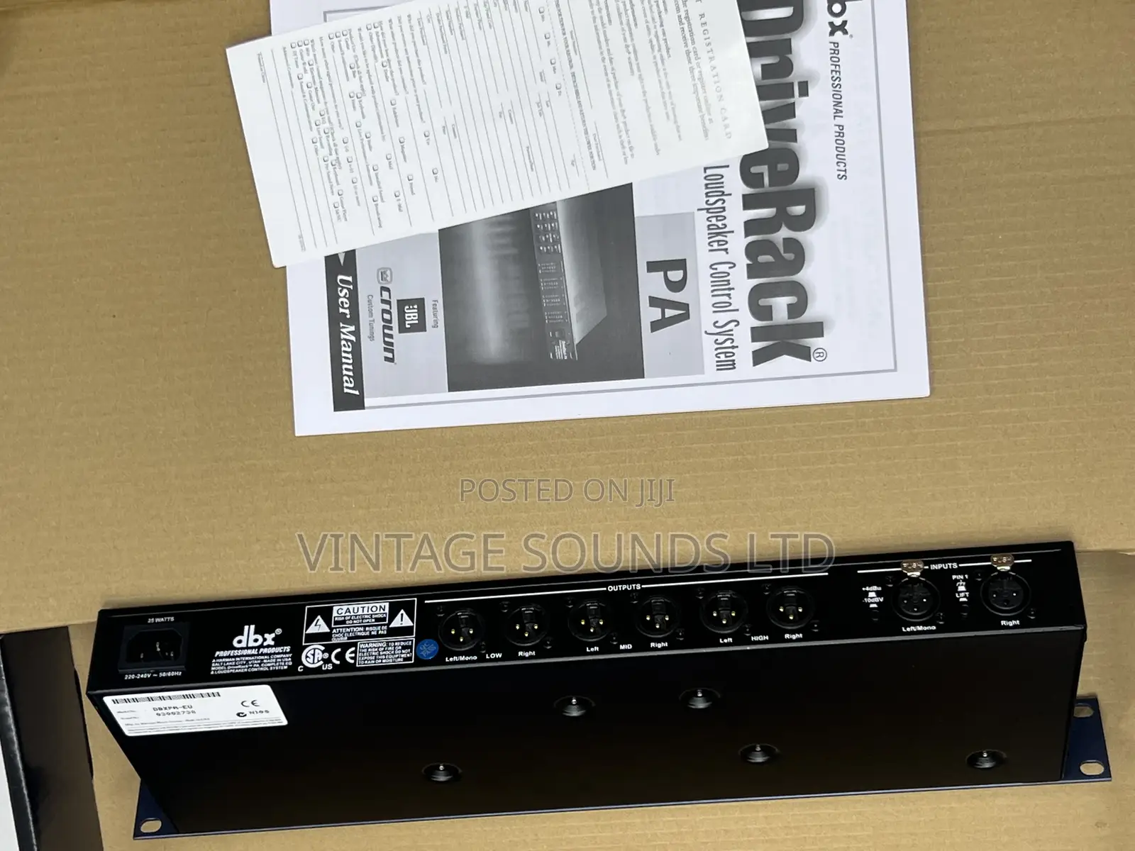 DBX Driverack PA Complete Equalization System