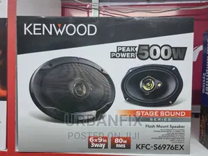 Kenwood 500 Watts Oval Midrange Speakers - 80 Watts RMS