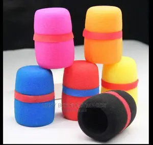 Multicoloured Microphone Sponge