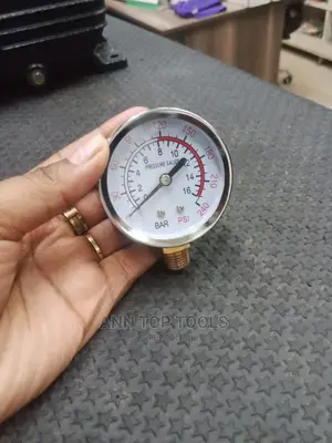 Large Air Compressor 0-240 PSI 0-16 Bar Pressure Gauge