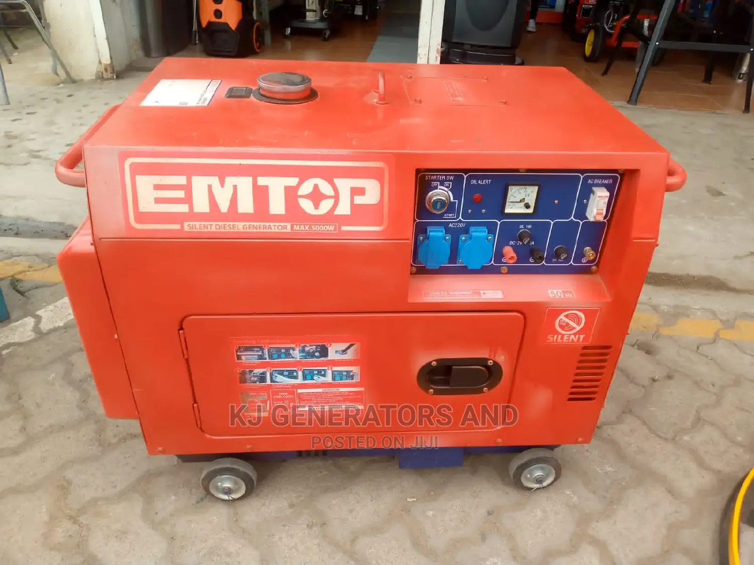 5 Kva Silent Emtop Generator Available