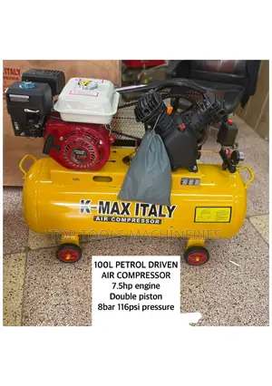 Petrol Air Compressor 100ltr 7.5hp 2piston
