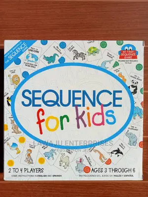 Sequence for Kids Game, Age 3-6, Players 2-4