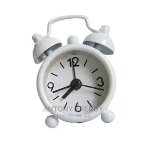 Mini Metal Alarm Clock Portable Home
