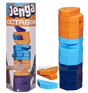 Jenga Octagone Game - 45pcs
